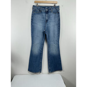 Womans Excellent Condition Old Navy Blue Jeans Size 10 Flare Leg 0157/A-5